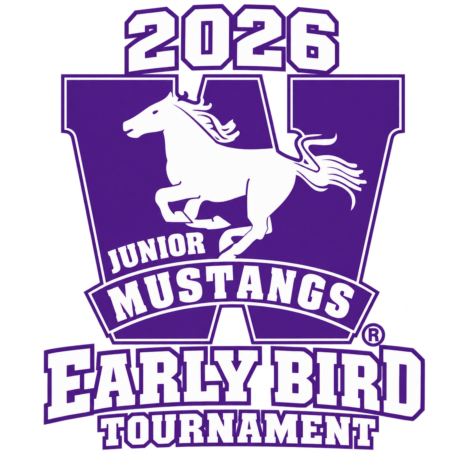 London Jr Mustangs Early Bird Tournament logo
